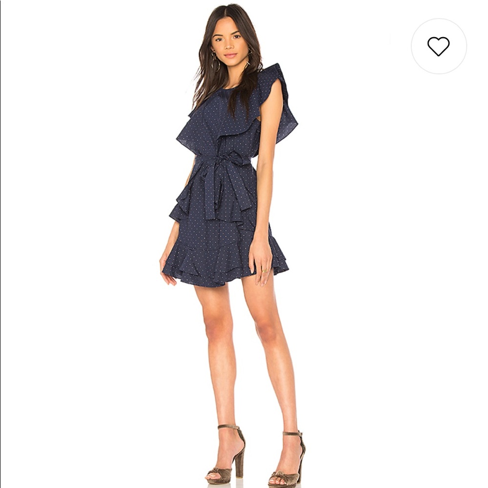 Joie Cotton Ruffle Dress